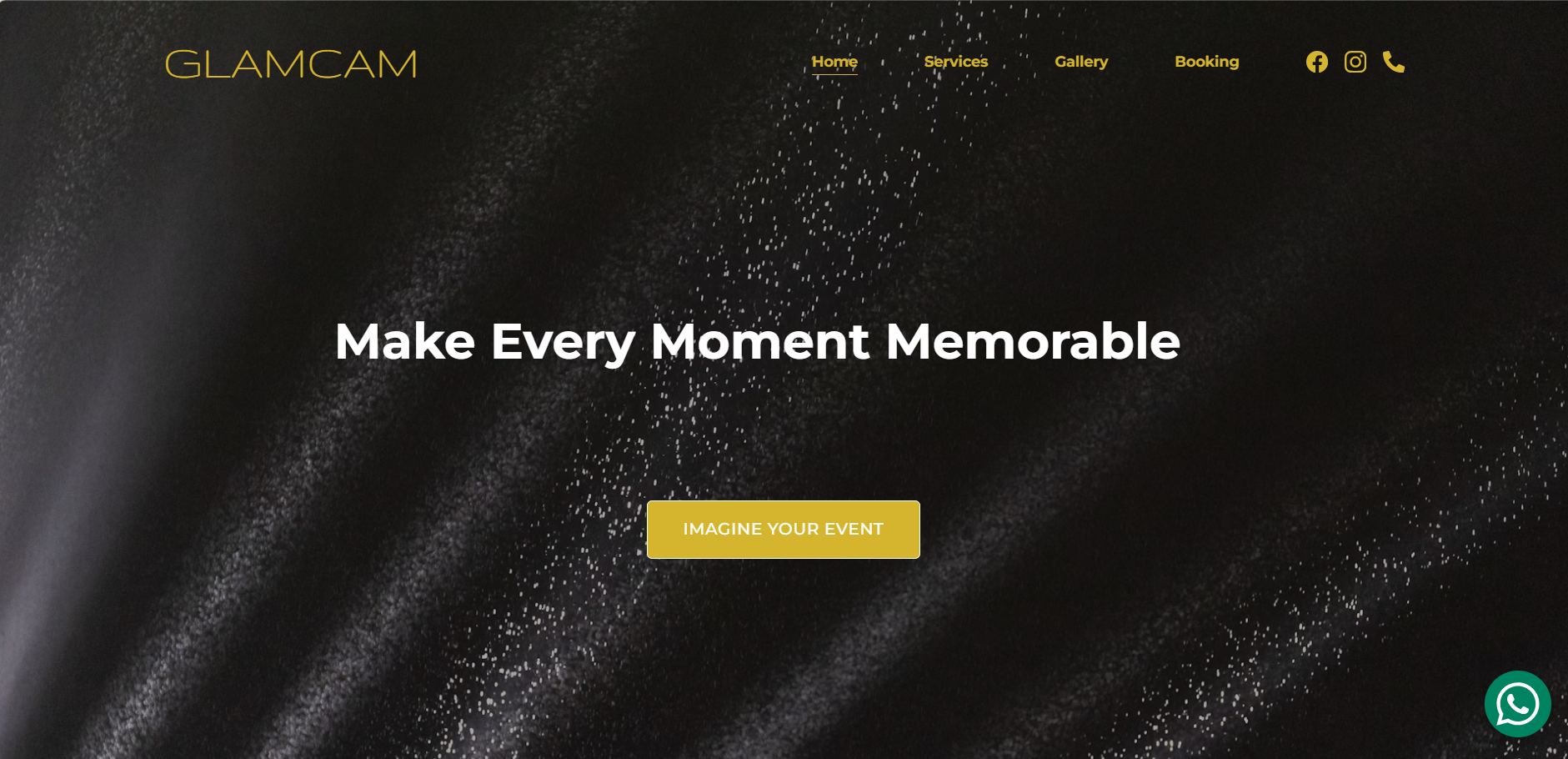 GlamCam Mauritius website screenshot